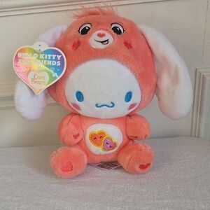 Care Bears My Melody Plush Toy - Pink and White
